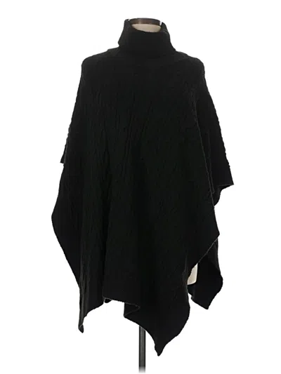 Pre-owned Unbranded Poncho In Black