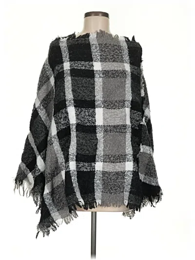 Pre-owned Unbranded Poncho In Black