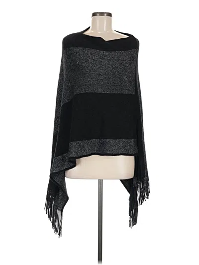 Pre-owned Unbranded Poncho In Black