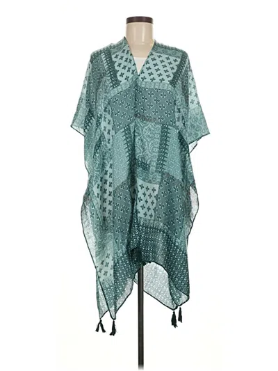 Pre-owned Unbranded Poncho In Blue
