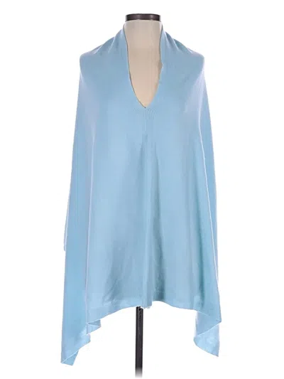 Pre-owned Unbranded Poncho In Blue