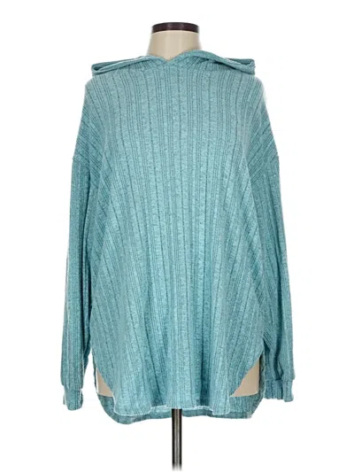 Pre-owned Unbranded Poncho In Blue