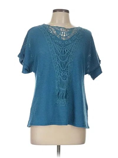 Pre-owned Unbranded Poncho In Blue