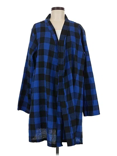 Pre-owned Unbranded Poncho In Blue