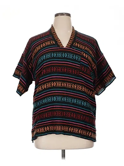 Pre-owned Unbranded Poncho In Blue