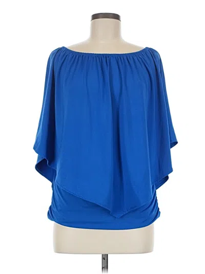 Pre-owned Unbranded Poncho In Blue