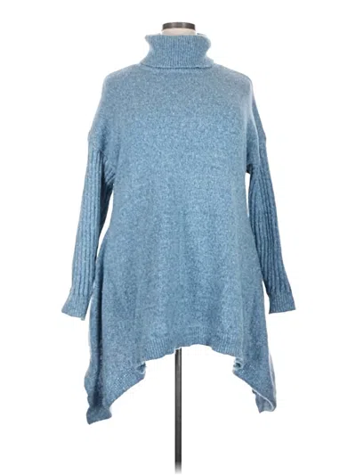 Pre-owned Unbranded Poncho In Blue