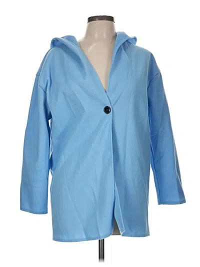 Pre-owned Unbranded Poncho In Blue