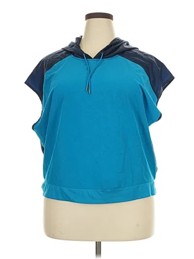 Pre-owned Unbranded Poncho In Blue