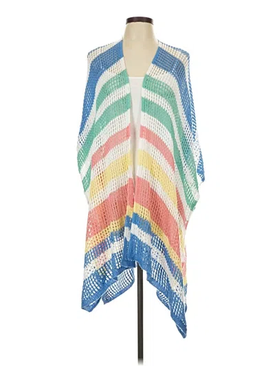 Pre-owned Unbranded Poncho In Blue