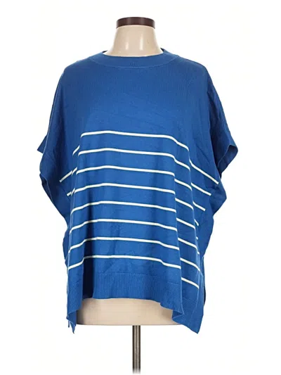 Pre-owned Unbranded Poncho In Blue
