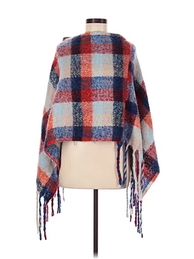 Pre-owned Unbranded Poncho In Blue