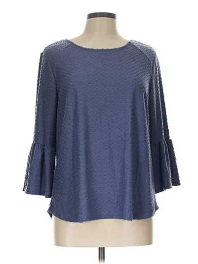 Pre-owned Unbranded Poncho In Blue