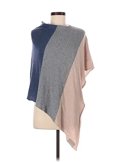 Pre-owned Unbranded Poncho In Blue