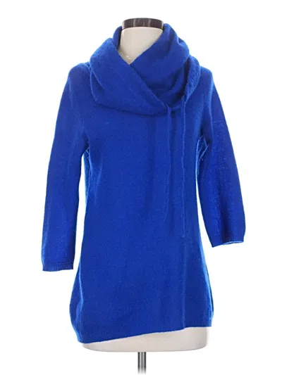 Pre-owned Unbranded Poncho In Blue