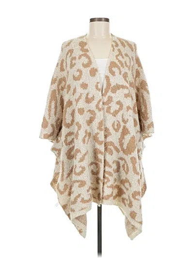 Pre-owned Unbranded Poncho In Brown