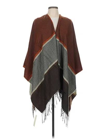 Unbranded Poncho In Brown