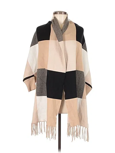 Pre-owned Unbranded Poncho In Brown