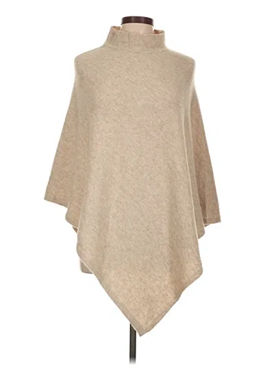 Pre-owned Unbranded Poncho In Brown