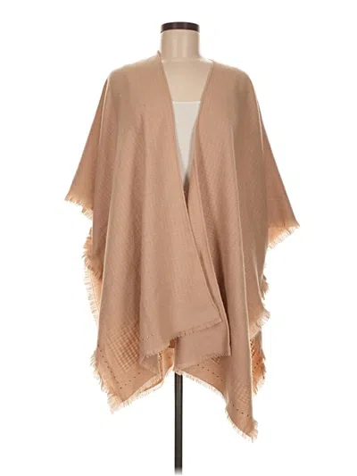 Pre-owned Unbranded Poncho In Brown