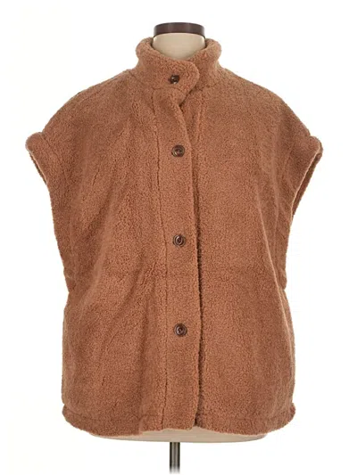 Pre-owned Unbranded Poncho In Brown