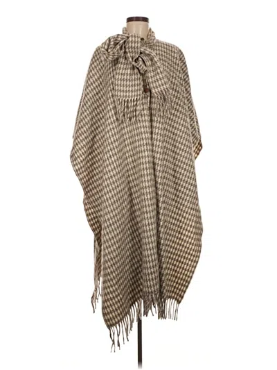 Pre-owned Unbranded Poncho In Brown