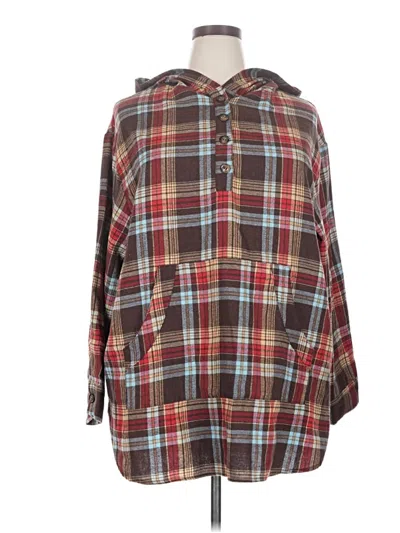 Pre-owned Unbranded Poncho In Brown