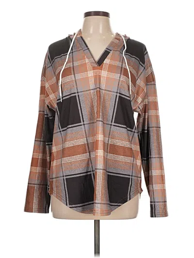 Pre-owned Unbranded Poncho In Brown