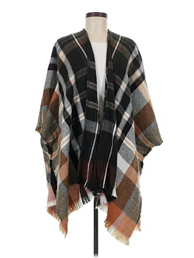 Pre-owned Unbranded Poncho In Brown