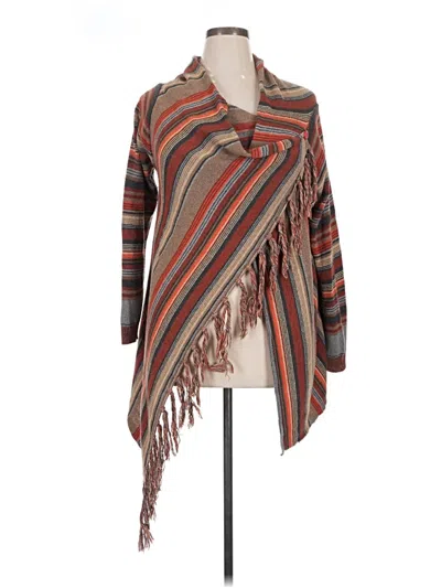 Pre-owned Unbranded Poncho In Brown