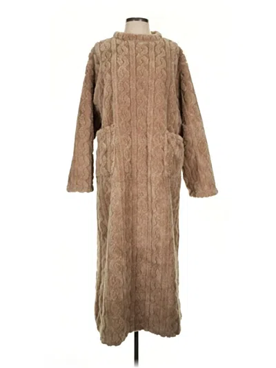 Pre-owned Unbranded Poncho In Brown