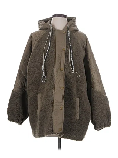 Pre-owned Unbranded Poncho In Brown