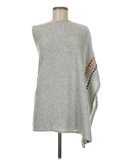 Pre-owned Unbranded Poncho In Gray