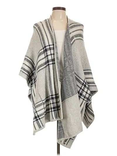 Pre-owned Unbranded Poncho In Gray