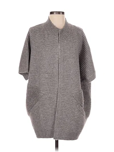 Pre-owned Unbranded Poncho In Gray