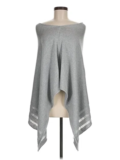 Pre-owned Unbranded Poncho In Gray