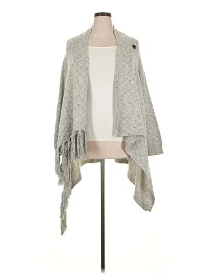 Pre-owned Unbranded Poncho In Gray