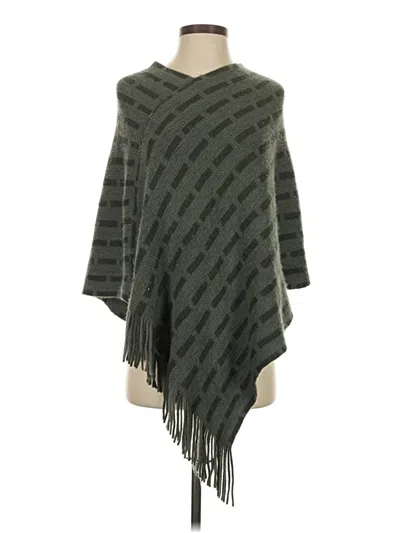 Pre-owned Unbranded Poncho In Gray