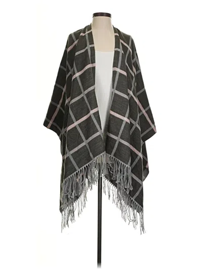 Pre-owned Unbranded Poncho In Gray