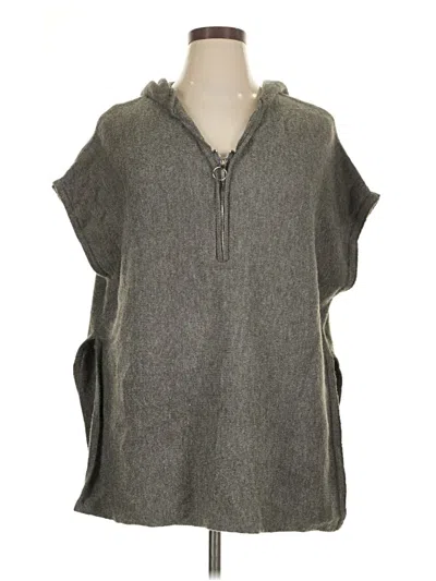 Pre-owned Unbranded Poncho In Gray