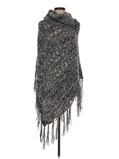 Pre-owned Unbranded Poncho In Gray