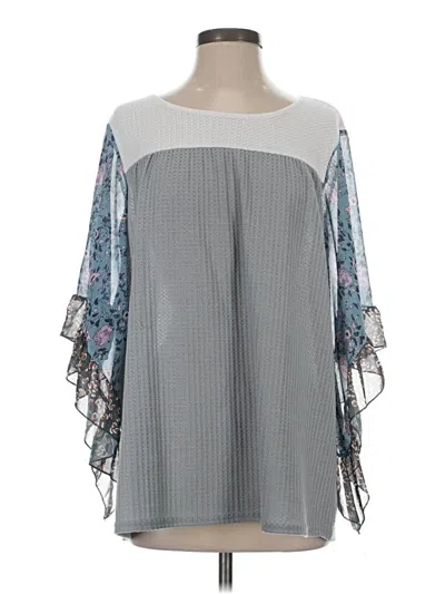 Pre-owned Unbranded Poncho In Gray