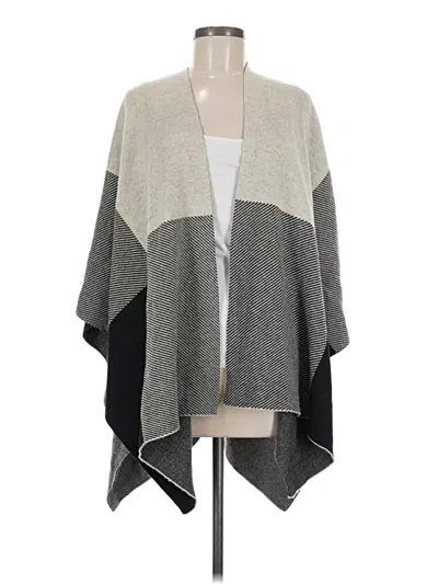 Pre-owned Unbranded Poncho In Gray