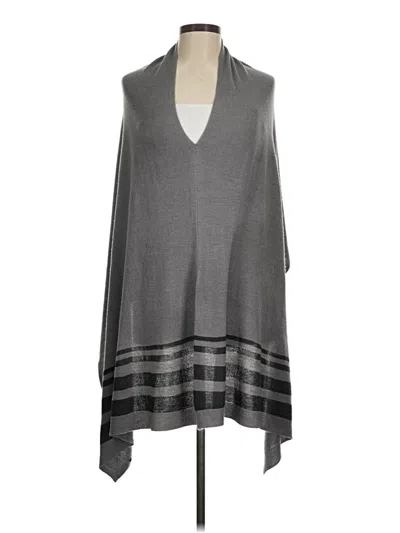 Pre-owned Unbranded Poncho In Gray