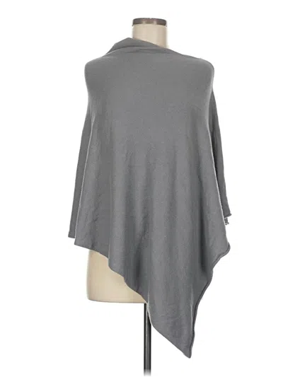 Pre-owned Unbranded Poncho In Gray