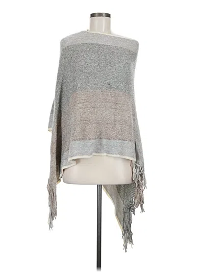 Pre-owned Unbranded Poncho In Gray