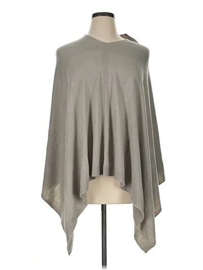 Pre-owned Unbranded Poncho In Gray