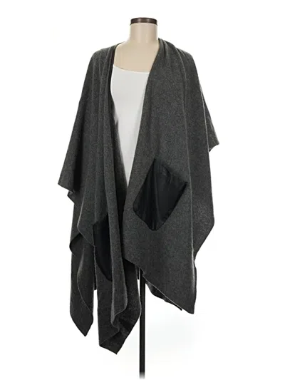 Pre-owned Unbranded Poncho In Gray