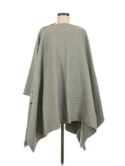 Pre-owned Unbranded Poncho In Gray