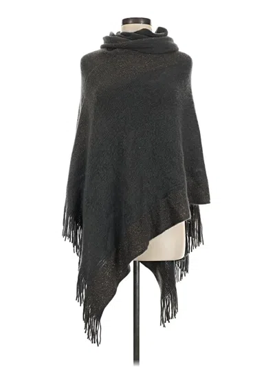 Pre-owned Unbranded Poncho In Gray
